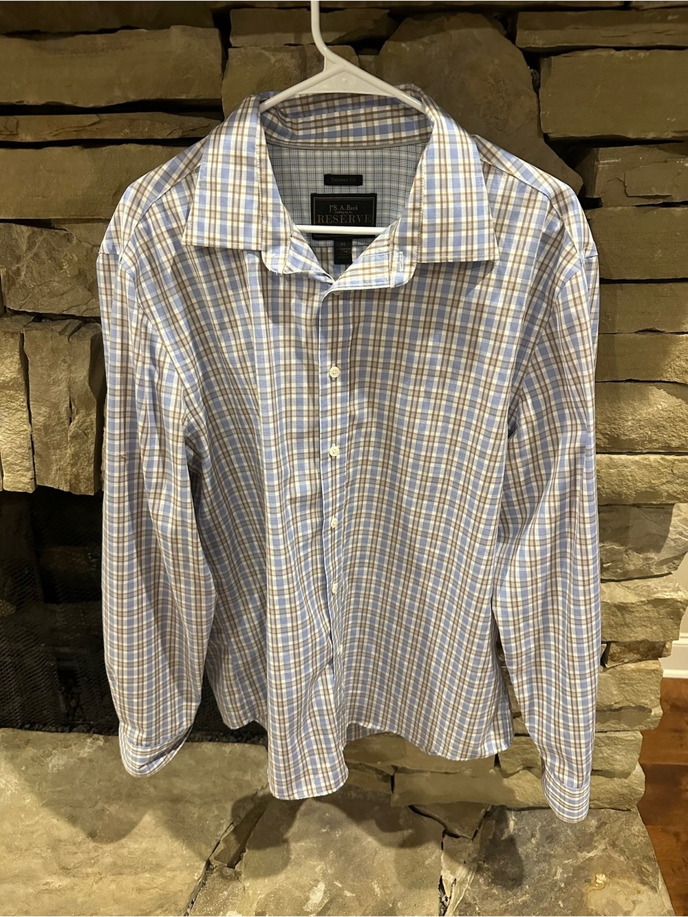 Jos. A. Bank Reserve Plaid Dress Shirt